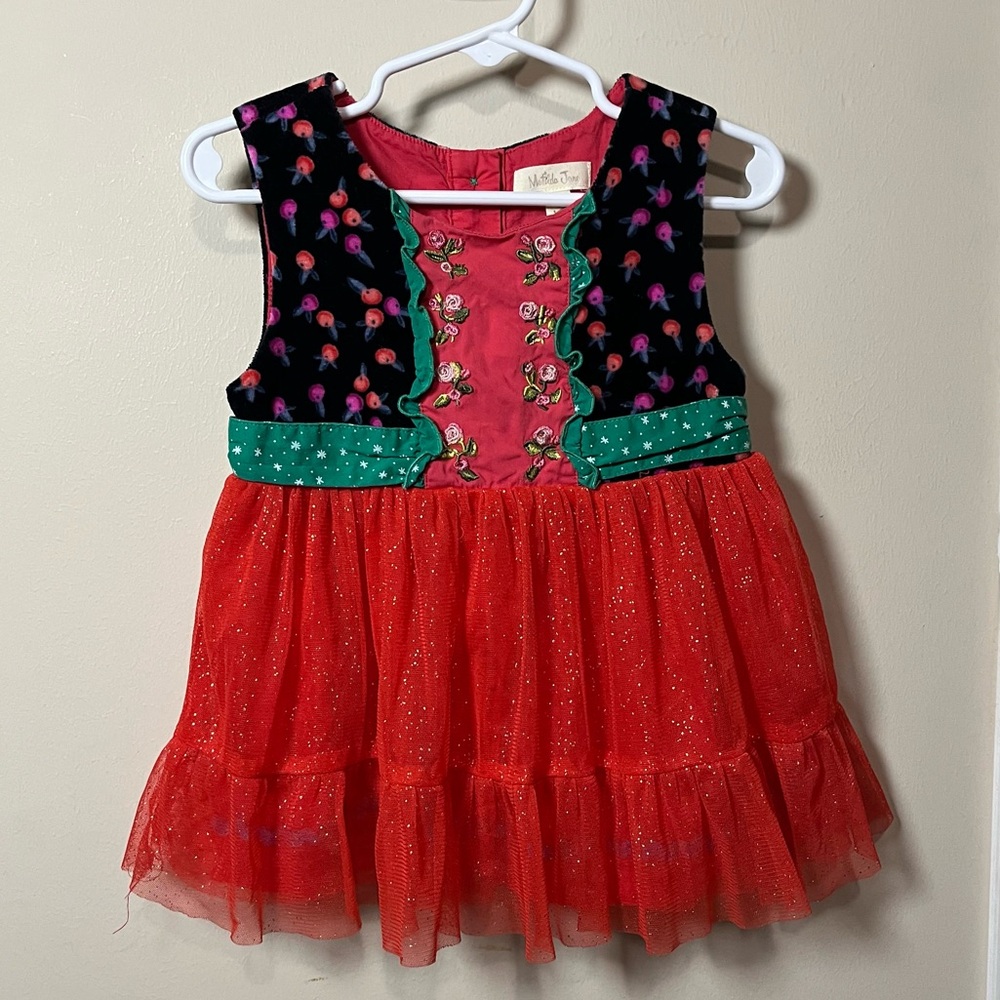 Matilda Jane “Caroling Away” Floral Toddler Tunic Top